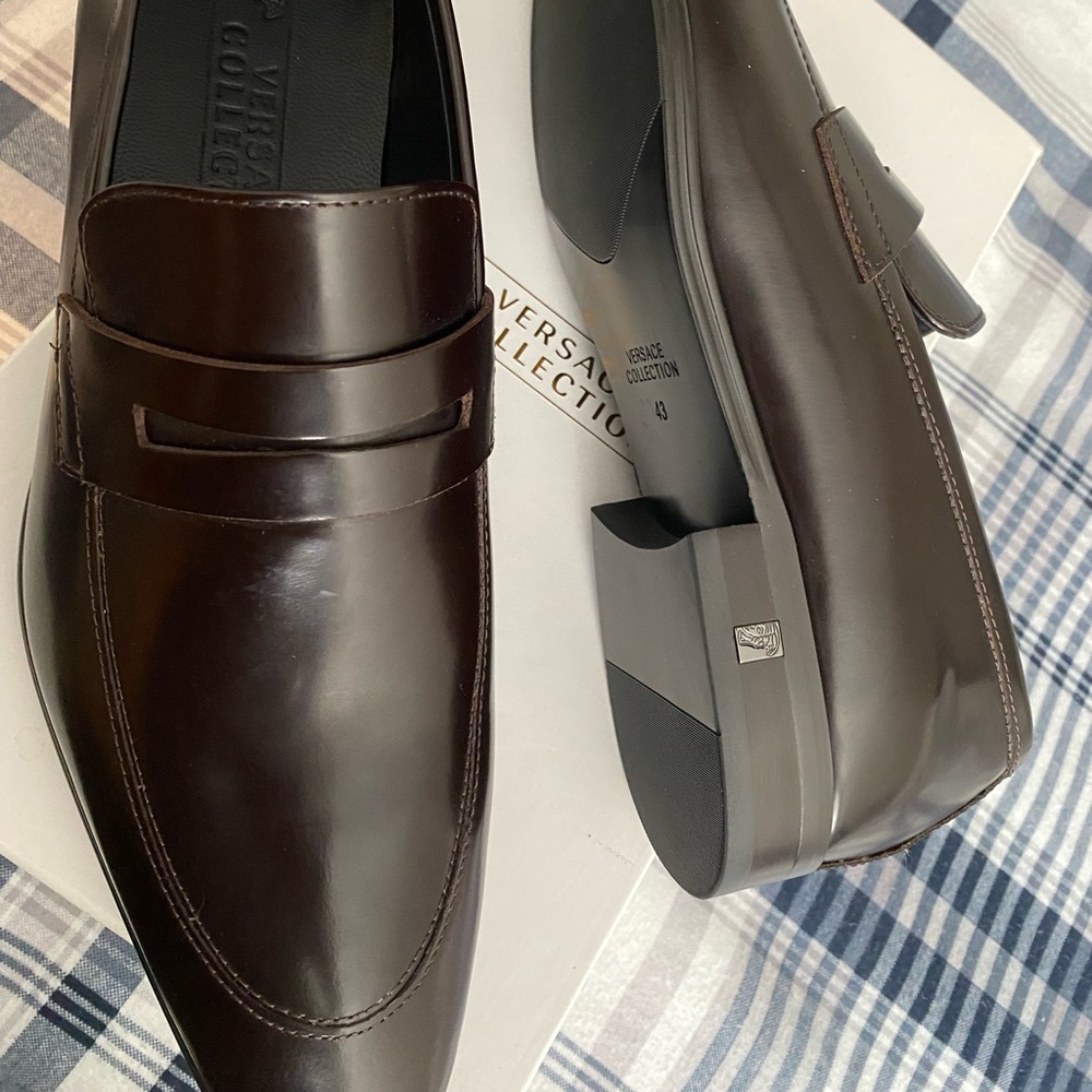 Versace loafers size 43, USA 10.5